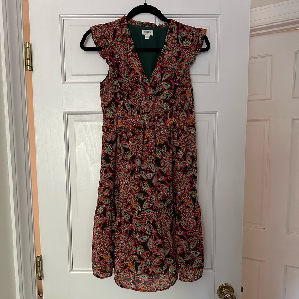 J crew factory flutter sleeve dress